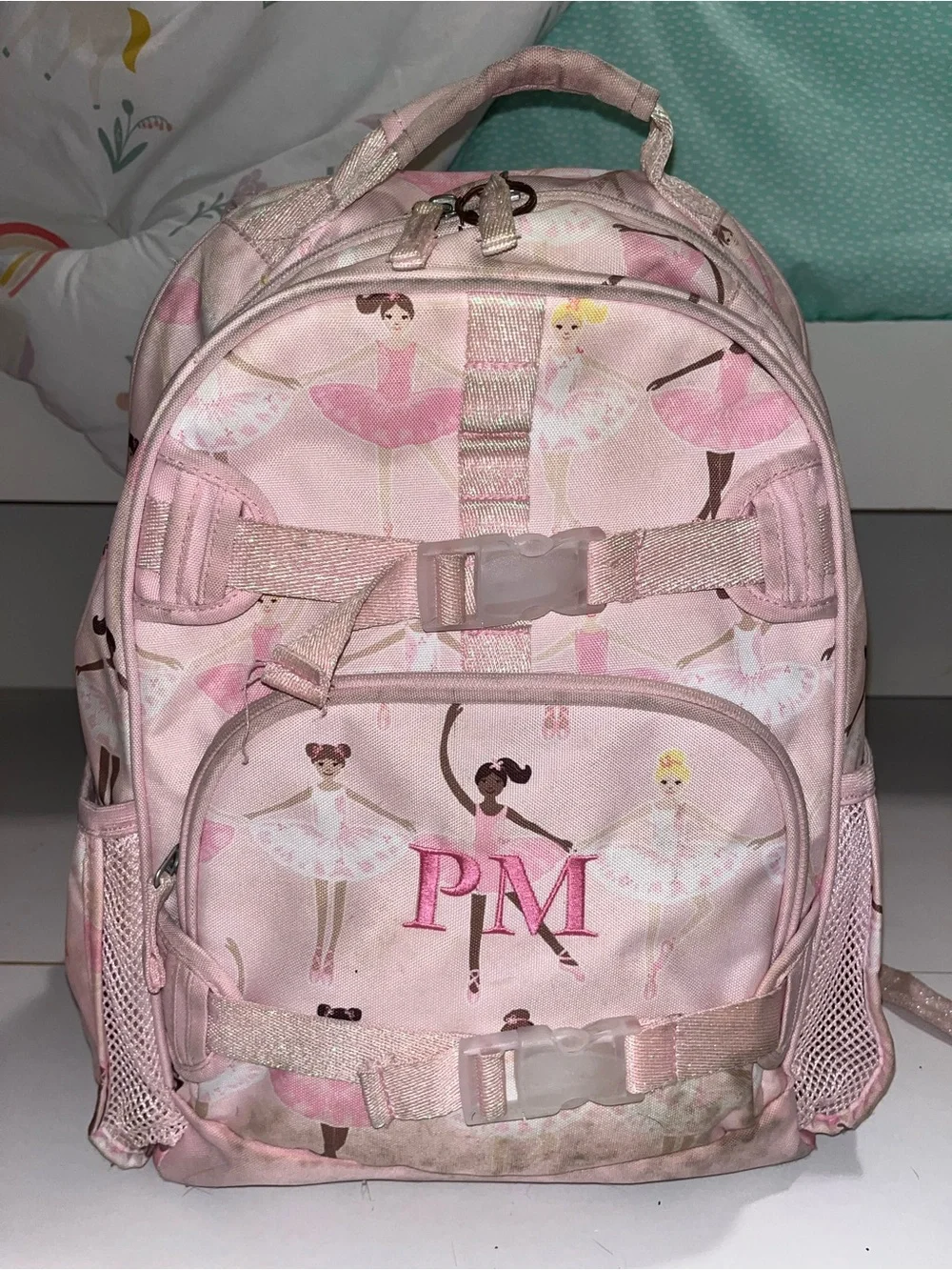 Pottery Barn Pink Ballerina Kids Backpack
